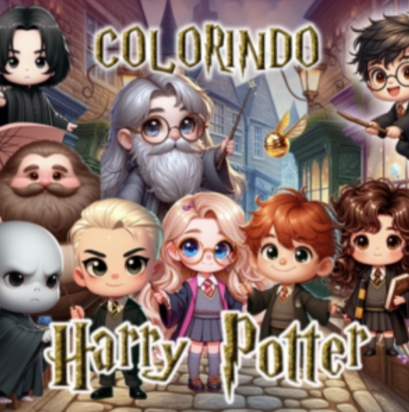 Livro de colorir Harry Potter