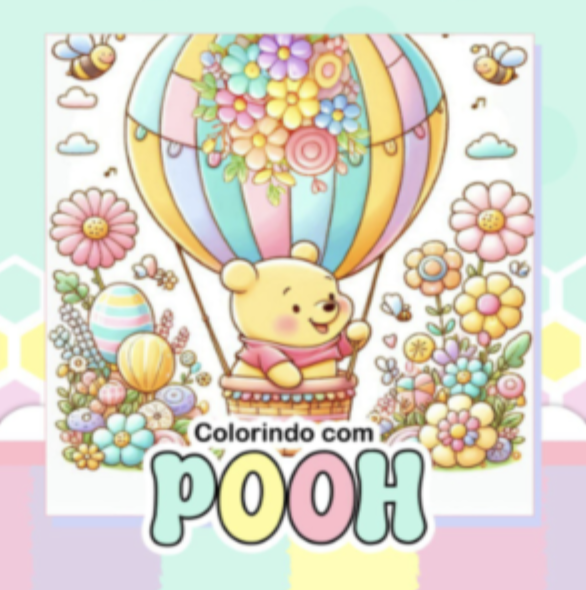Livro de colorir Pooh
