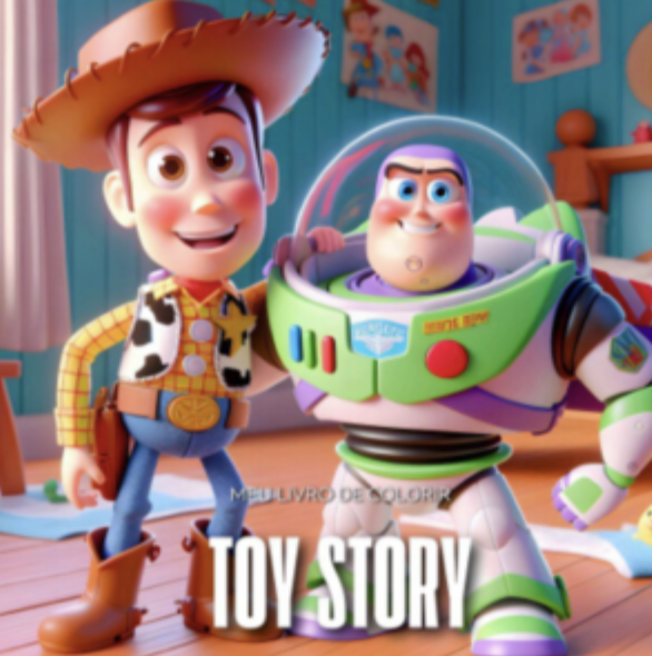 Livro de colorir Toy Story